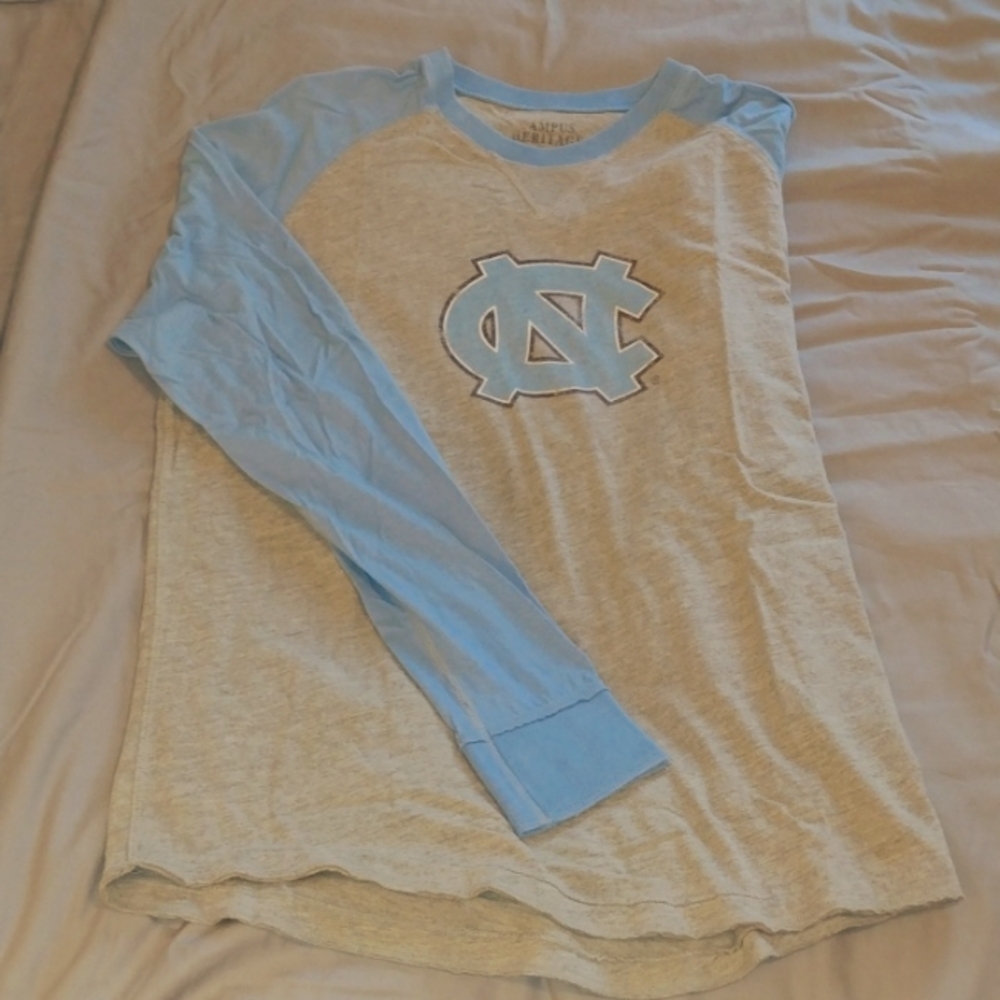 UNC Carolina Tar Heels Raglan Tshirt Size XXL